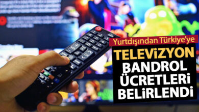 Yurt Dışından TV Getirmek 2023 Televizyon Bandrol Ücretleri