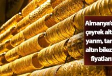 Almanya'da Çeyrek Altın Kaç Euro Gram, Bilezik Fiyatları 2023