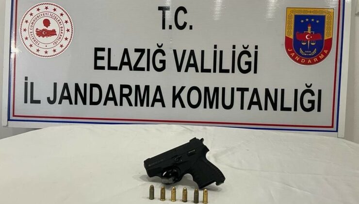 Elazığ’da gerçek silaha dönüştürülen tabanca yakalandı