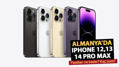 Almanya Iphone fiyatları 2023 ne kadar? Apple 11,12,13,14 Pro Max fiyatı
