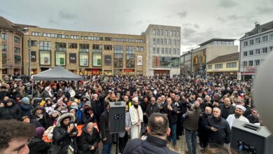 heilbronnda depremzedeler dualarla anildi