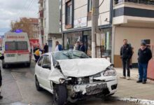 otomobilin isci servisiyle kafa kafaya carpistigi feci kaza kamerada 1 olu 3 yarali 9ffa546