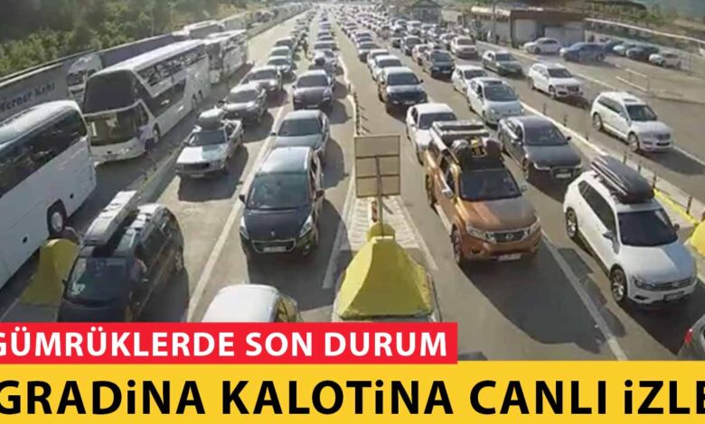 Gradina Sınır Kapısı Canlı İzle Sırbistan Bulgaristan Kameralar