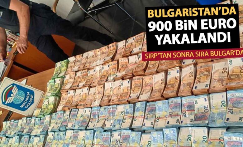 Kapitan Andreevo Sınır Kapısı'nda 900 Bin Euro Yakalandı